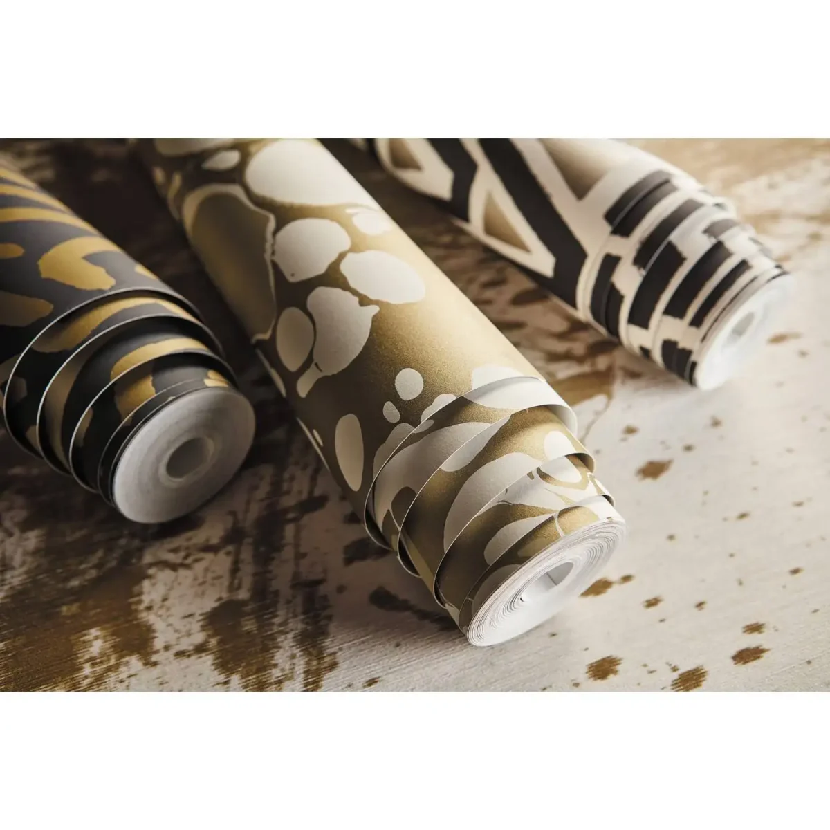 Marble Wallpaper - Awakening / Oyster / Champagne by Marble Wallpaper - Awakening / Oyster / Champagne from