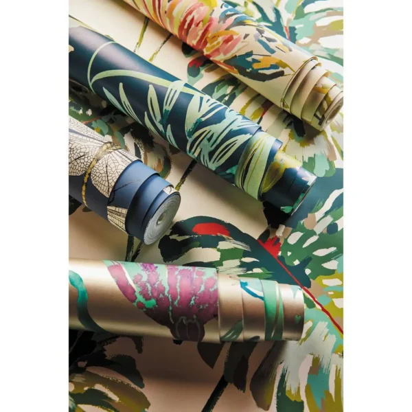 Sanguine Wallpaper - Succulent / Seaglass / Nectar / Sail Cloth by Sanguine Wallpaper - Succulent / Seaglass / Nectar / Sail Cloth from