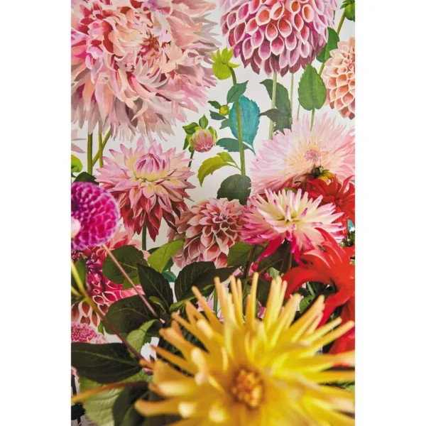 Paeonia Wallpaper - Azurite / Meadow / Nectar by Paeonia Wallpaper - Azurite / Meadow / Nectar from