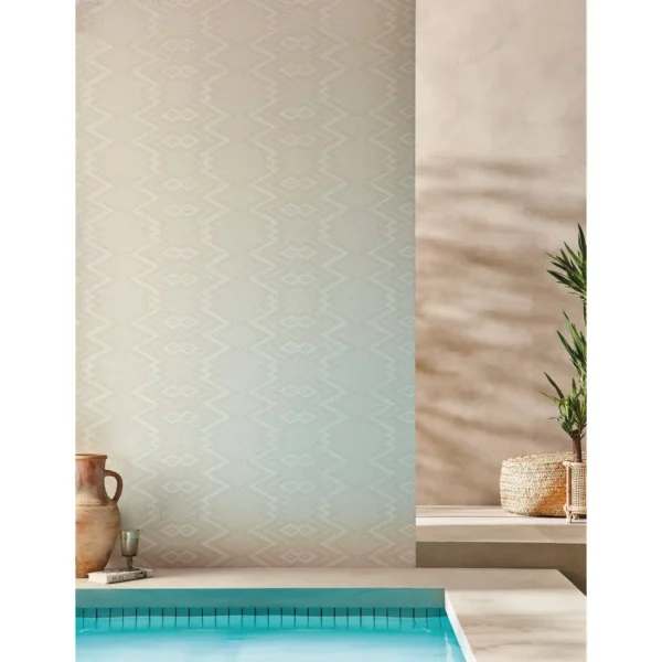 Ankara Wallpaper - Sail Cloth / Diffused Light by Ankara Wallpaper - Sail Cloth / Diffused Light from