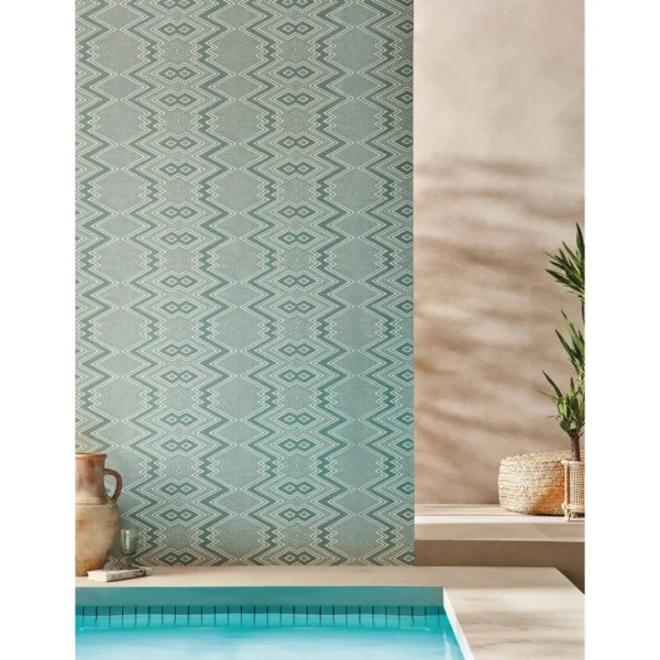 Ankara Wallpaper - Sail Cloth / Diffused Light by Ankara Wallpaper - Sail Cloth / Diffused Light from