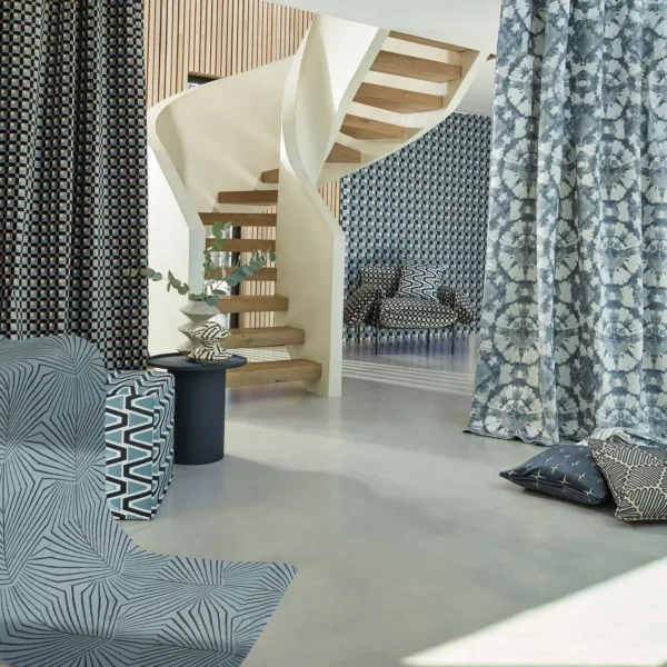 Dawning Wallpaper - Copenhagen Blue / Ritual by Dawning Wallpaper - Copenhagen Blue / Ritual from