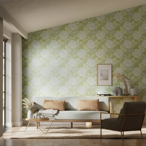 Flourish Wallpaper - Tree Canopy / Silver Willow by Flourish Wallpaper - Tree Canopy / Silver Willow from