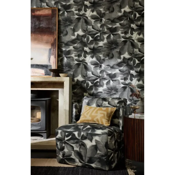 Grounded Wallpaper - Baked Terracotta / Parchment by Grounded Wallpaper - Baked Terracotta / Parchment from