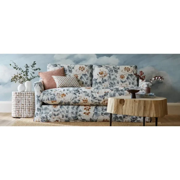 Florent Wallpaper - Sailcloth / Celestial / Clay from
