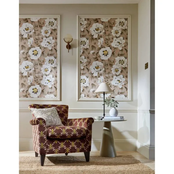 Florent Wallpaper - Stone / Tranquility / Slate from