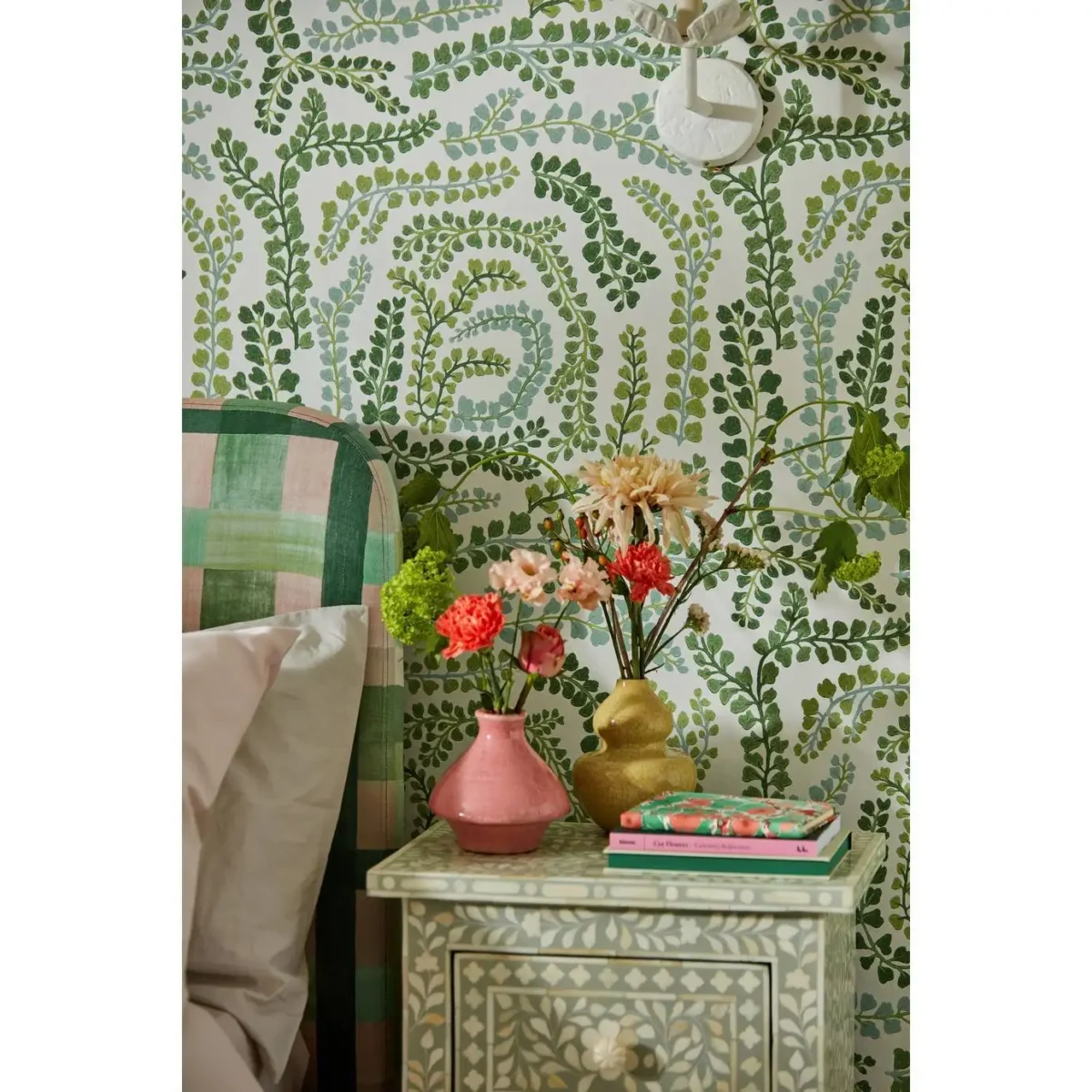 Fayola Wallpaper - Clover / Chalk by Fayola Wallpaper - Clover / Chalk from