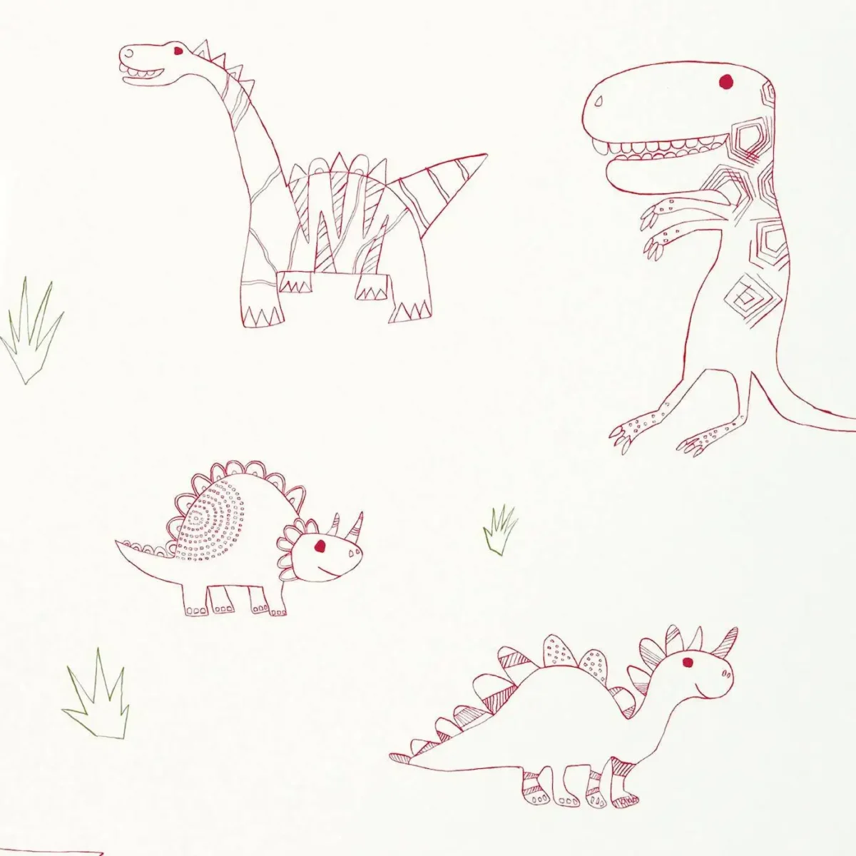 red animal wallpaper from harlequin