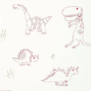 red animal wallpaper from harlequin