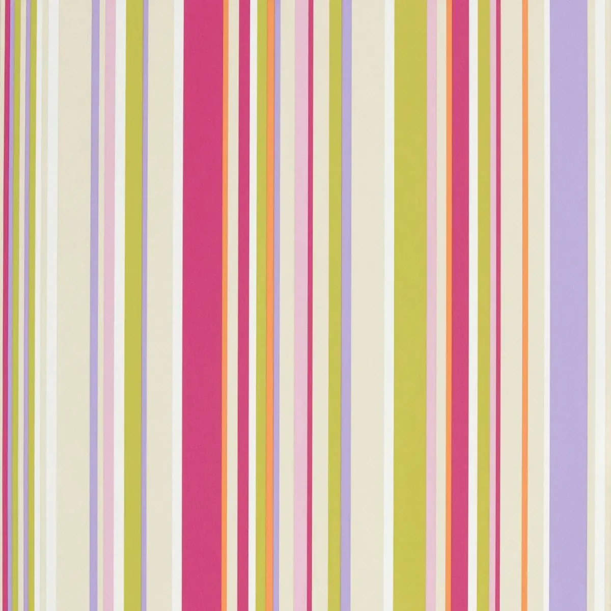 Rush Wallpaper - Fuchsia / Apple / Lilac / Neutrals by multicolour children's wallpaper from harlequin