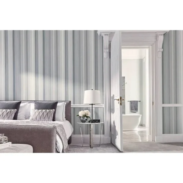 Lamina Wallpaper - Titanium / Oyster by Lamina Wallpaper - Titanium / Oyster from