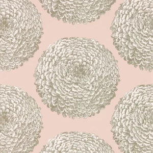 black-grey botanical wallpaper from harlequin