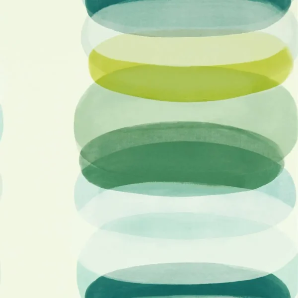Elliptic Wallpaper - Emerald by multicolour misc wallpaper from harlequin