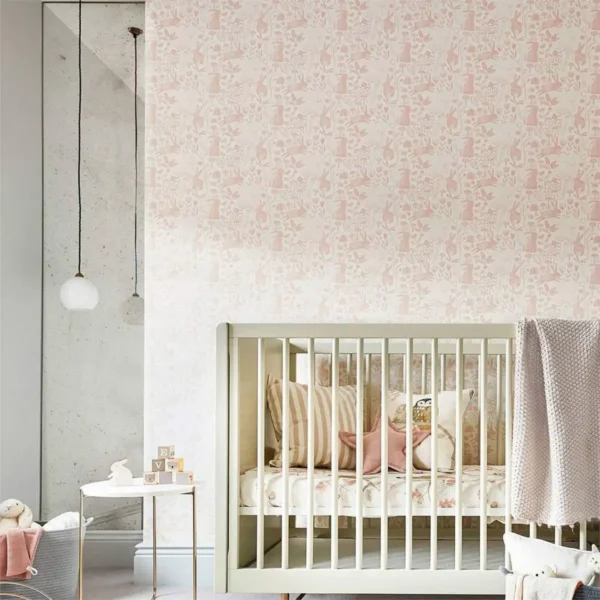 Into the Meadow Wallpaper - Duck Egg by Into the Meadow Wallpaper - Duck Egg from