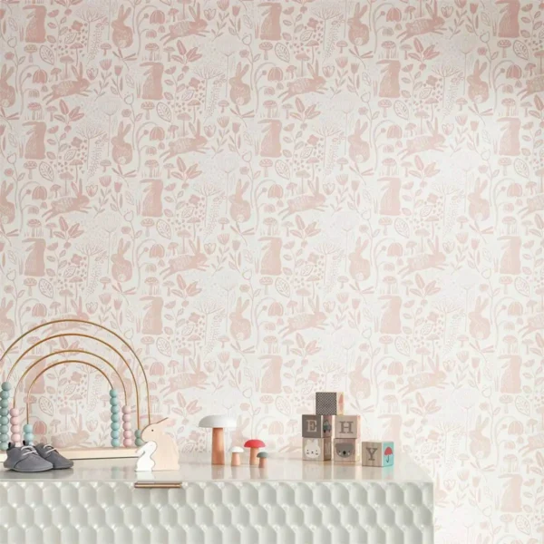 Into the Meadow Wallpaper - Duck Egg by Into the Meadow Wallpaper - Duck Egg from