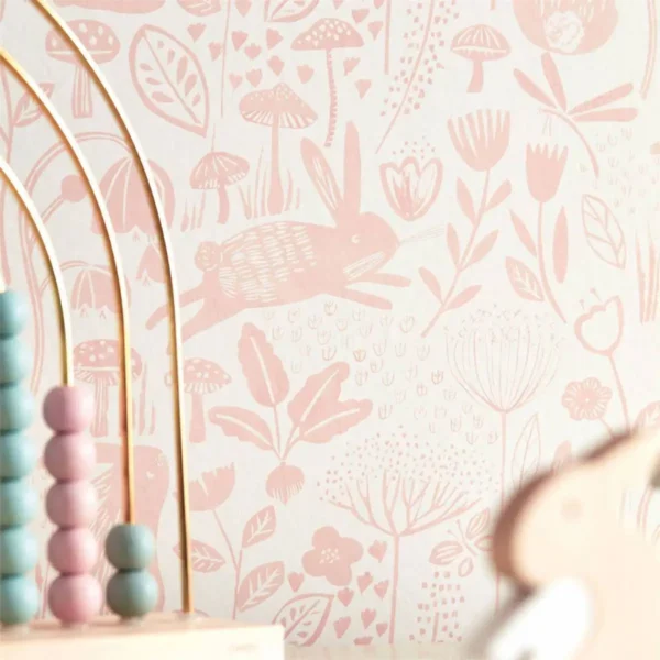 Into the Meadow Wallpaper - Duck Egg by Into the Meadow Wallpaper - Duck Egg from