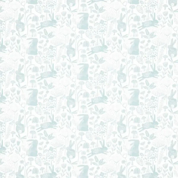 Into the Meadow Wallpaper - Duck Egg by Into the Meadow Wallpaper - Duck Egg from