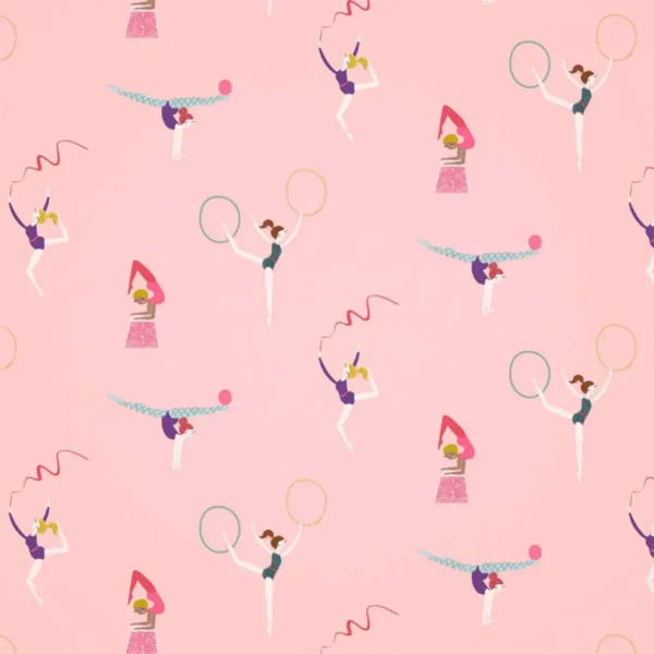 Balancing Act Wallpaper - Blossom / Raspberry / Grape by Balancing Act Wallpaper - Blossom / Raspberry / Grape from
