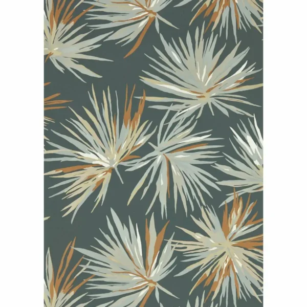 green botanical wallpaper from harlequin