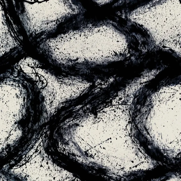Enigmatic Wallpaper - Japanese Ink / Origami swatch