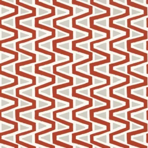 orange geometric wallpaper from harlequin