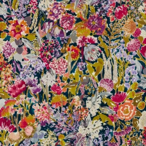 multicolour botanical wallpaper from harlequin
