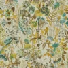 green botanical wallpaper from harlequin
