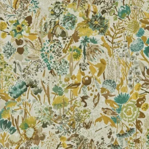 green botanical wallpaper from harlequin