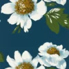 blue botanical wallpaper from harlequin