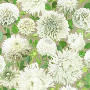 green botanical wallpaper from harlequin
