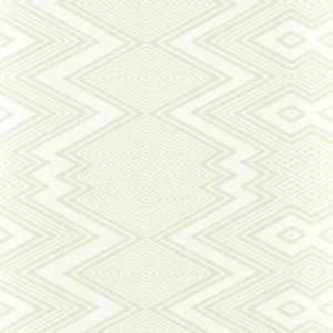 white geometric wallpaper from harlequin