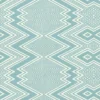 blue geometric wallpaper from harlequin