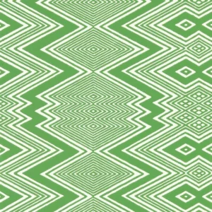 green geometric wallpaper from harlequin