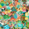 multicolour traditional wallpaper from harlequin