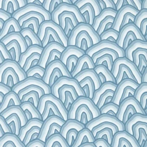 blue traditional wallpaper from harlequin