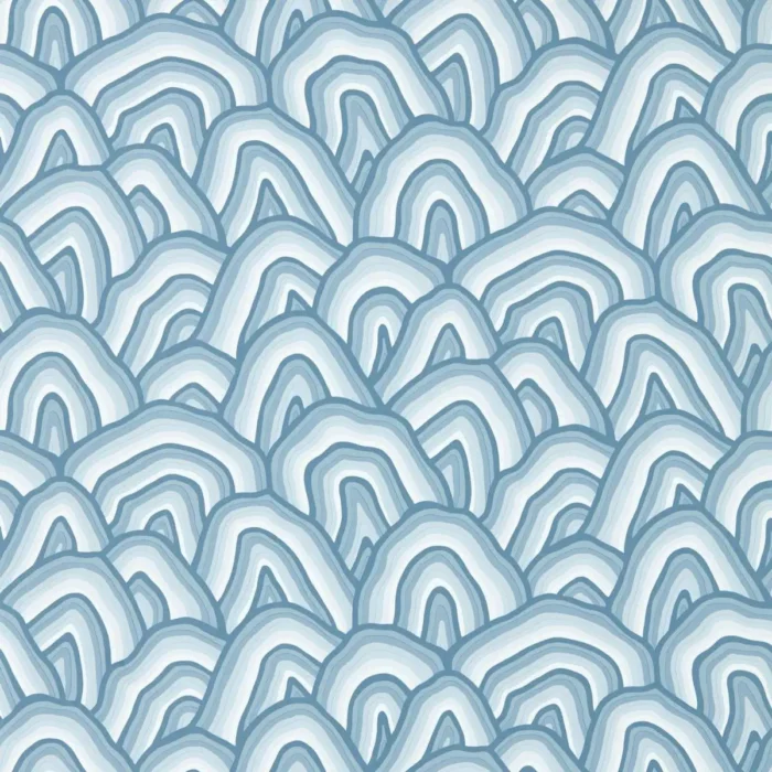 Kumo Wallpaper - Wild Water / Exhale swatch