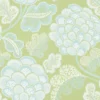 green botanical wallpaper from harlequin