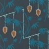 green botanical wallpaper from harlequin