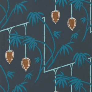 green botanical wallpaper from harlequin