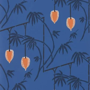 green botanical wallpaper from harlequin
