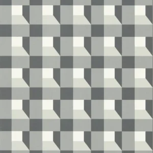 black-grey geometric wallpaper from harlequin