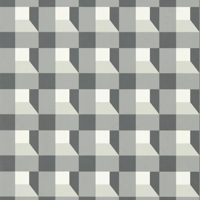 Blocks Wallpaper - Black Earth / Sketched / Diffused Light swatch