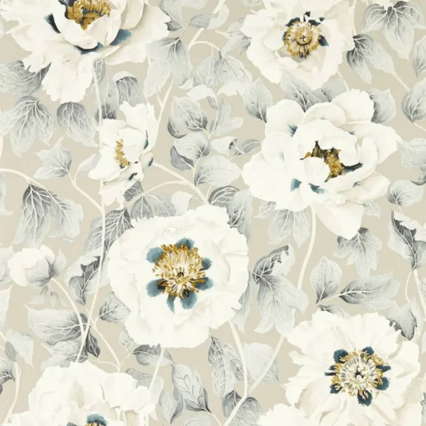 Florent Wallpaper - Stone / Tranquility / Slate from