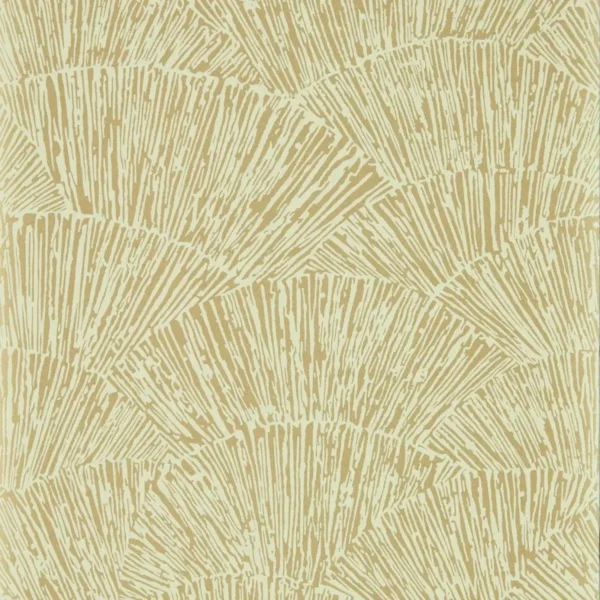Tessen Wallpaper - Bronze by brown botanical wallpaper from harlequin