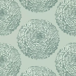 black-grey botanical wallpaper from harlequin