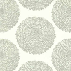 black-grey botanical wallpaper from harlequin