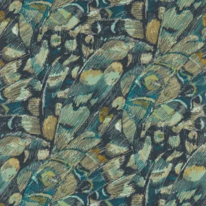 blue animal wallpaper from harlequin