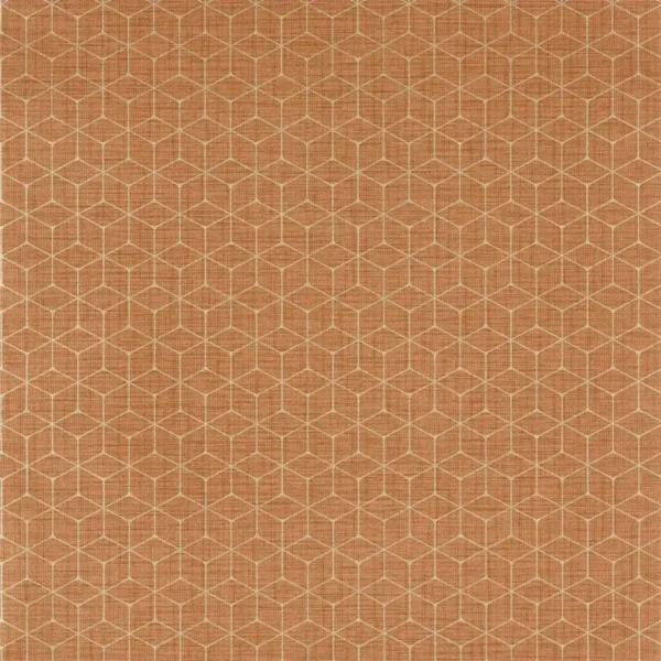 Vault Wallpaper - Rust by brown geometric wallpaper from harlequin