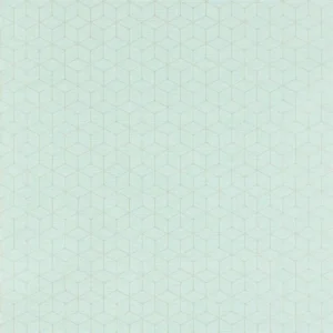 blue geometric wallpaper from harlequin