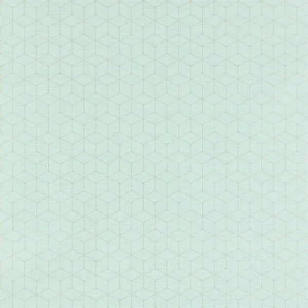 blue geometric wallpaper from harlequin